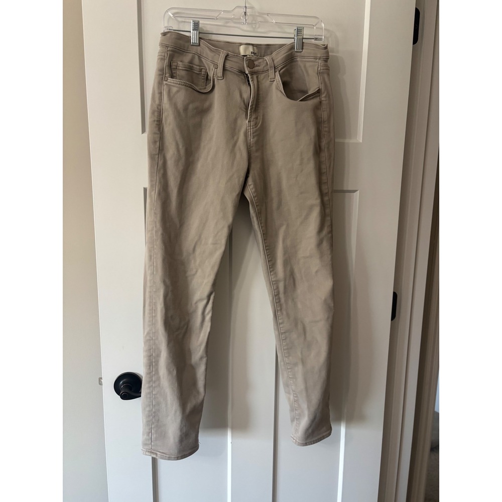 SWET Tailor Mens‎ Slim Fit 5-Pocket Stretch Pants Khaki Tan 33x30 RN146081